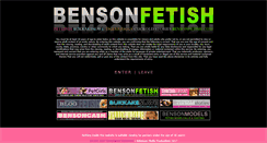 Desktop Screenshot of bensonfetish.com