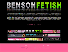 Tablet Screenshot of bensonfetish.com